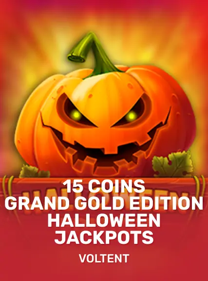 15 Coins Grand Gold Edition Halloween Jackpots game tile