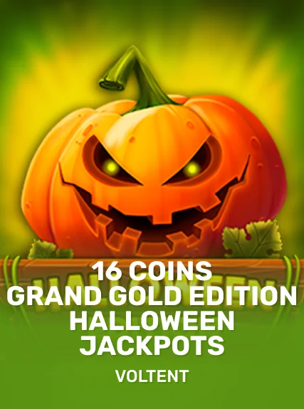 16 Coins Grand Gold Edition Halloween Jackpots game tile